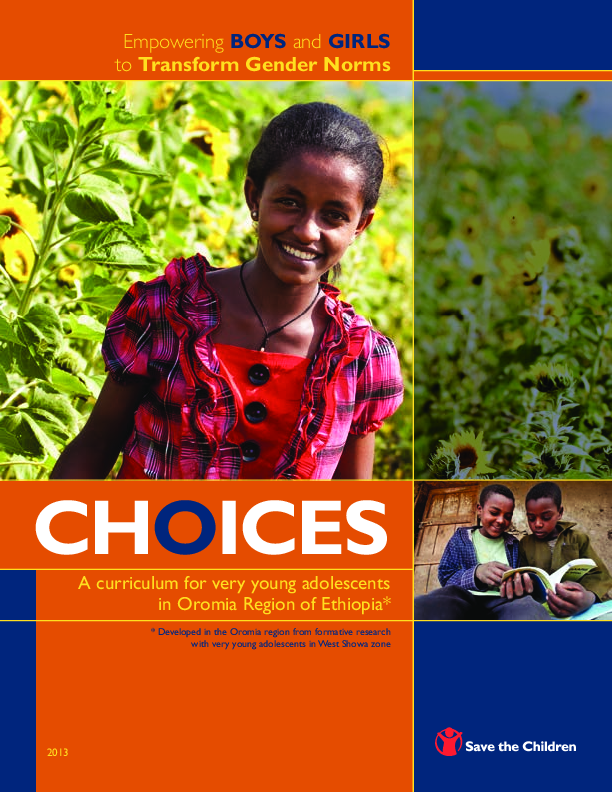 CHOICES: A curriculum for very young adolescents in Oromia Region of Ethiopia